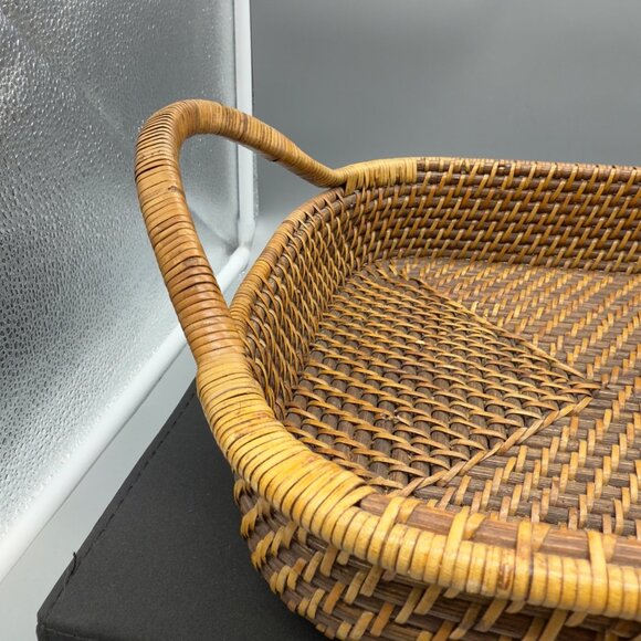 Pampered Chef Woven Selections Woven Serving Basket Casserole Tray 11" x 16" - Picture 5 of 9